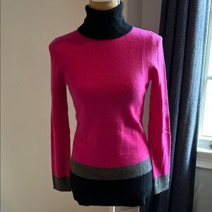 C by BLOOMINGDALES CASHMERE TURTLENECK SWEATER M